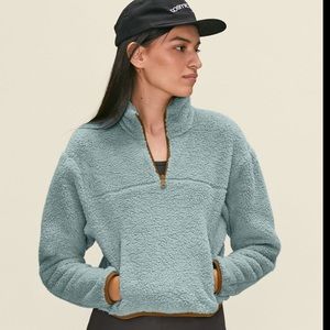 GIRLFRIEND Collective Ice recycled 1/2 zip fleece sweater Various sizes